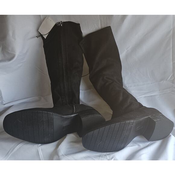 Kenneth Cole Stanford Tall Boots, Black, New in Box - Picture 5 of 6